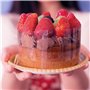 AiQInu Rodoide Transparent Patisserie 4 Rouleaux, Rhodoid patisserie 6cm/8cm/10cm/15cmx10m, Rhodoïde Feuille, Patisserie Film Bo