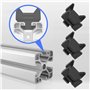 Be In Your Mind 10 Pièces Support de Câble Rainure Clips Supports de Pinces à Fil Adaptés à la Norme Européenne 4040 Profils en 