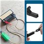 Create idea 5 sets Pinces Crocodiles avec Fiches Bananes de 4mm 220V 30A Pinces Crocodiles de Protection Complètes Isolées Pince