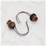 Create idea 4pcs T20 7443 Douilles d'ampoule de Voiture Connecteur de Lumière Remplacement Harnais Porte-Ampoule Automatique pou