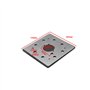 Create idea Tampon de Ponçage Remplacement 151284-00 Compatible avec DeWalt DW411 Type 2/ DW411 Type 1/ DW411 Type 3 Plaque de B