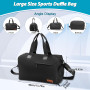 Sacs Voyage avec Compartiment Chaussures et Humide Grande Sac de Sport Travel Bag Waterproof Mul