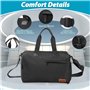Romon Sac de Sport Homme Femme, Sacs Voyage avec Compartiment Chaussures et Humide Grande Sac de Sport Travel Bag Waterproof Mul