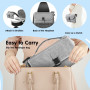 Romon Matelas a Langer Bebe, Tapis de Change BéBé Sac à langer Baby de Voyage Portable et Imperméable, Pliable Couche Diaper Cha