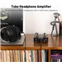 Fosi Audio P2 Valve Amplificateur de Casque 5725 W Préamplificateur à Tube sous Vide, Mini Audio Stéréo Hi-FI avec Protection de