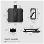 TUSITA Clip de Ceinture Support avec Mousqueton Compatible avec Garmin Montana 700 700i 710 710i 750i 760i - GPS Système Accesso