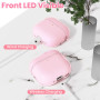 ULAK Coque de protection pour Airpods 4, coque de protection en TPU souple transparent antichoc avec porte-clés pour Airpods 4 [