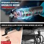 scie oscillante brushless avec 2