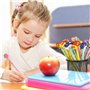 DERAYEE Crayon Enfant de Dessin Animé avec Gomme,24PCS Crayon Papier Enfant, Petit Cadeau Anniversaire Enfants pour l'École et l