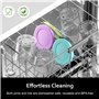 GoMaihe 4 PCS Bacs à Creami Glacée Pour la Sorbetière Ninja Creami: Accessoires Pour Machines à Glace Pour la Série NC301 NC300 