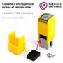 Tampon slip rigolo | 11mm | Cachet encreur culotte avec sourire | Humour | Funny underpants ink stamp