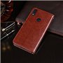 SHIEID Coque pour ASUS Zenfone Max Pro M1 ZB602KL Étui Porte-Monnaie Housse Soft Housse pour Smartphone Rouge