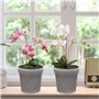 9 cm Graines de récipient de Fleurs en Plastique avec Trou pour