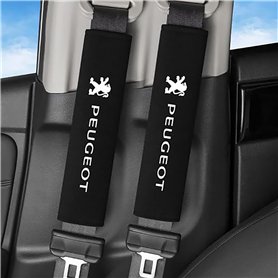 LKILFUWX Coussinets de ceinture de sécurité de voiture en 2 parties
