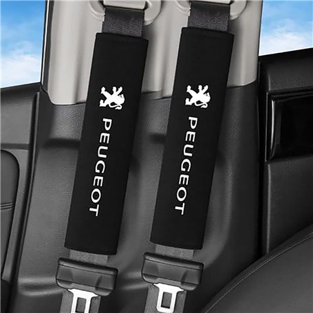 LKILFUWX Coussinets de ceinture de sécurité de voiture en 2 parties