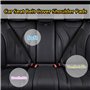 LKILFUWX Coussinets de ceinture de sécurité de voiture en 2 parties, pour Peugeot 307 CC 308 308 CC 406 407 Confortable et respi