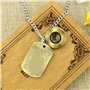 Krilucly Simple rétro Fashion Design Anime Pendentif Collier, Punk Hip Hop Tendance Rue Niche Fête Pendentif Bijoux Accessoires 