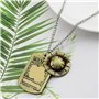 Krilucly Simple rétro Fashion Design Anime Pendentif Collier, Punk Hip Hop Tendance Rue Niche Fête Pendentif Bijoux Accessoires 