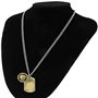 Krilucly Simple rétro Fashion Design Anime Pendentif Collier, Punk Hip Hop Tendance Rue Niche Fête Pendentif Bijoux Accessoires 
