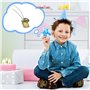 Krilucly Simple rétro Fashion Design Anime Pendentif Collier, Punk Hip Hop Tendance Rue Niche Fête Pendentif Bijoux Accessoires 