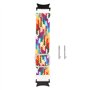 Bracelet de montre élastique tressé en nylon souple avec goupille pour Watch 4 (arc-en-ciel)