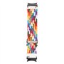 Bracelet de montre élastique tressé en nylon souple avec goupille pour Watch 4 (arc-en-ciel)