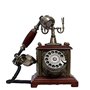 Statue Sculpture abstraite Ornement Artisanat moderne Art for salon Téléphone à cadran rotatif rétro vintage Téléphone fixe rétr