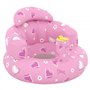 Houolsator Chaise bébé Gonflable Mignon siège Gonflable pour bébé Chaise de soufflage Stable avec Pompe intégrée siège Respirant