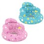 Houolsator Chaise bébé Gonflable Mignon siège Gonflable pour bébé Chaise de soufflage Stable avec Pompe intégrée siège Respirant