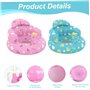 Houolsator Chaise bébé Gonflable Mignon siège Gonflable pour bébé Chaise de soufflage Stable avec Pompe intégrée siège Respirant