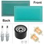Pizgear Kit de mise au point du filtre à air 499486S avec filtre à carburant, filtre à huile et bougie d'allumage de rechange fo