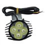 MEXWLOP Phare Avant 2 en 1 for Scooter électrique, Grand éclairage Avant for Moto KUGOO M4 Pro, Grand éclairage Avant avec klaxo