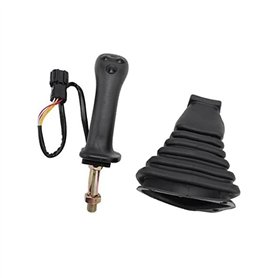 MEXWLOP Ensemble de Joystick d'excavatrice à 3 Boutons avec Couvercle Anti-poussière