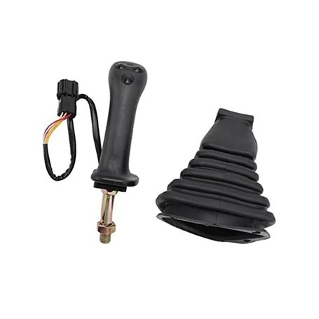 MEXWLOP Ensemble de Joystick d'excavatrice à 3 Boutons avec Couvercle Anti-poussière