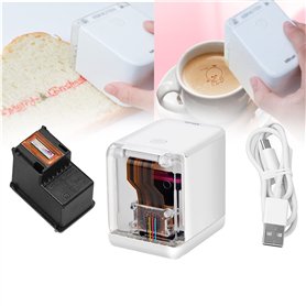 Mini imprimante alimentaire comestible café de qualité alimentaire Latte Art imprimante numérique à jet d'encre WiFi Photo Selfi