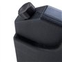 Dalles de Contrepoids 9 Kg pour Parasol 4 Pièces en Plastique Noir Résistant Caria