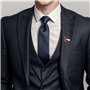 Yeory Pinte Pintine, 7pcs Alloy Palestine Flag Pin, International Travel Support Palestine Badge épingles en Vrac pour Chapeau, 
