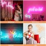 panneau de lumières au néon LED personnalisé for chambre d'adolescentes