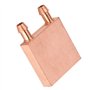 Bloc de Refroidissement en Cuivre pour Graphiques GPU Tête CPU - 40x40x10mm Dissipation de Chaleur en Cuivre Pure avec Canal d'é