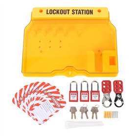Kit de Station de Lock-out Kit de Verrouillage de Verrouillage Kit Balise Carte Pc Transparent Couvercle Transparent Mur Industr