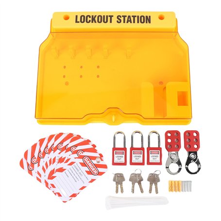Kit de Station de Lock-out Kit de Verrouillage de Verrouillage Kit Balise Carte Pc Transparent Couvercle Transparent Mur Industr