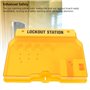 Kit de Station de Lock-out Kit de Verrouillage de Verrouillage Kit Balise Carte Pc Transparent Couvercle Transparent Mur Industr