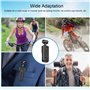 LICAEVEY Caméra d'action WiFi 4K avec Objectif Rotatif à 180 ° et Lumière LED, 40MP Ultra HD, Grand Angle de 135 °, Appareil Pho