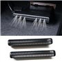 Panneau d'aération pour véhicule, Jodriva Garniture de Couvercle de Ventilation de Grille de Conduit de climatiseur de Plancher 