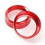 Capuchon de bouton multimédia pour voiture, BTFWM Pièces d'autocollants de bouton automatique, for Mustang, 2015 2016 2017 2018 