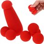 Theaque 1 lot de jouets amusants en éponge avec boules en éponge