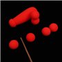 Theaque 1 lot de jouets amusants en éponge avec boules en éponge, accessoires de scène, astuces