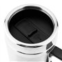 Dingln Thermo Electrique,350ML + 150ml en Acier Inoxydable Voiture Bouilloire Électrique Thé Thermos Tasse d'eau Chauffage 12V