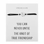 Philip Jones Bracelet de Citation de Noeud en Argent Sterling