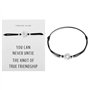 Philip Jones Bracelet de Citation de Noeud en Argent Sterling
